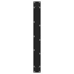 vidaXL Nohy jedálenského stola V-Shape 2 ks Čierna 80x(72-73,3)cm Oceľ – Obrázok 7