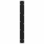 vidaXL Nohy k jedálenskému stolu v tvare V, 3 ks, čierne, 80 x (72-73,3) cm, oceľ – Obrázok 7