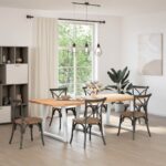 vidaXL Nohy jedálenského stola V-Shape 3 ks Biela 90x(72-73,3) cm Oceľ – Obrázok 2