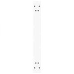 vidaXL Nohy jedálenského stola V-Shape 3 ks Biela 90x(72-73,3) cm Oceľ – Obrázok 7