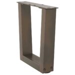 vidaXL Nohy jedálenského stola V-Shape 2 ks Prírodná oceľ – Obrázok 4