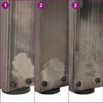 vidaXL Nohy jedálenského stola V-Shape 2 ks Prírodná oceľ – Obrázok 10