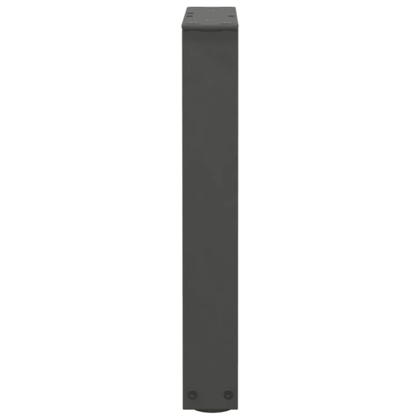 vidaXL Nohy jedálenského stola V-Shape 2 ks Antracit 38x(42-43,3) cm – Obrázok 6