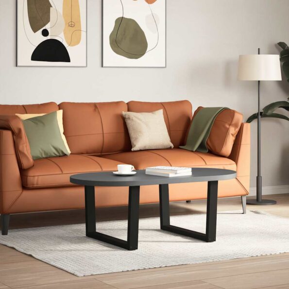 vidaXL Nohy jedálenského stola V-Shape 2 ks Čierna 70x(42-43,3)cm Oceľ – Obrázok 2