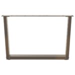 vidaXL Nohy jedálenského stola V-Shape 2 ks Prírodná oceľ – Obrázok 3