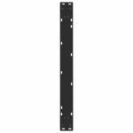 vidaXL Nohy k jedálenskému stolu v tvare V, 2 ks, čierne, 90 x (72-73,3) cm, oceľ – Obrázok 7