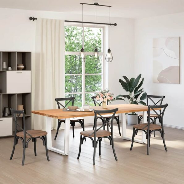 VXL8721102958182_g_en_hd_1.jpg vidaXL Nohy jedálenského stola V-Shape 2 ks Biela 90x(72-73,3) cm Oceľ – Obrázok 2