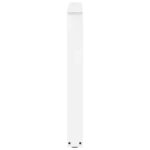 vidaXL Nohy jedálenského stola V-Shape 2 ks Biela 90x(72-73,3) cm Oceľ – Obrázok 6