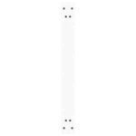 vidaXL Nohy jedálenského stola V-Shape 2 ks Biela 90x(72-73,3) cm Oceľ – Obrázok 7