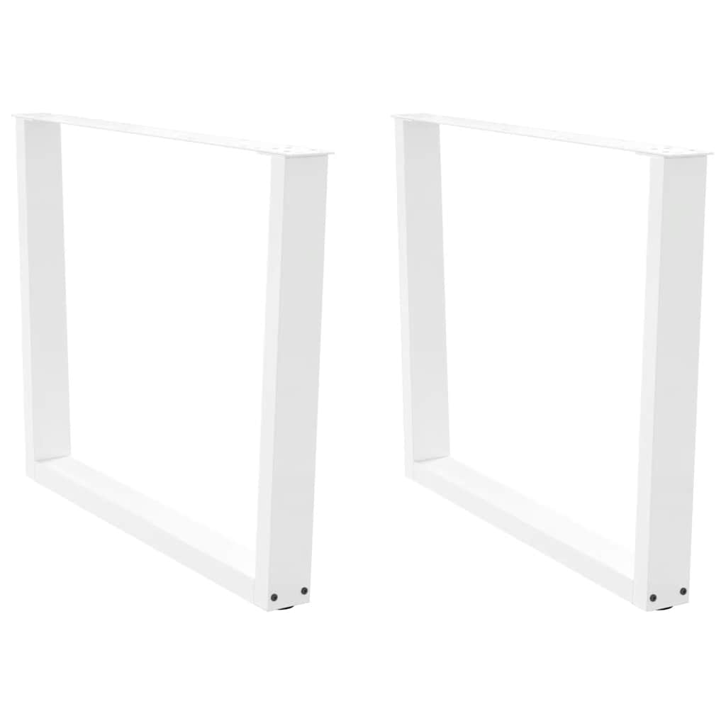 VXL8721102958229_a_en_hd_1.jpg vidaXL Nohy k jedálenskému stolu v tvare V, 2 ks, biele, 100 x (72-73,3) cm, oceľ – Obrázok 1