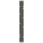 vidaXL Nohy jedálenského stola V-Shape 3 ks Antracit 80x(72-73,3) cm – Obrázok 7