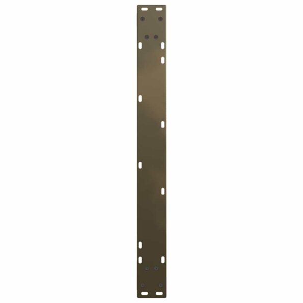 vidaXL Nohy k jedálenskému stolu v tvare V, 3 ks, prírodná oceľ, 80 x (72-73,3) cm, oceľ – Obrázok 7