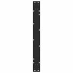 vidaXL Nohy jedálenského stola V-Shape 3 ks Čierna 90x(72-73,3)cm Oceľ – Obrázok 7