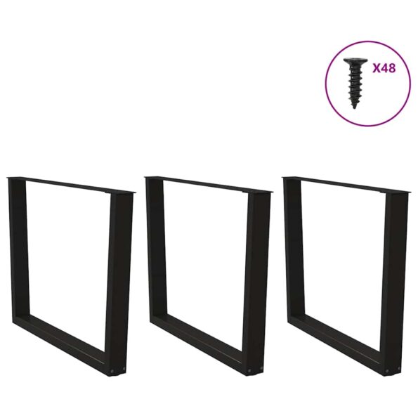 VXL8721102958373_g_en_hd_2.jpg vidaXL Nohy jedálenského stola V-Shape 3 ks Čierna 100x(72-73,3) cm – Obrázok 3