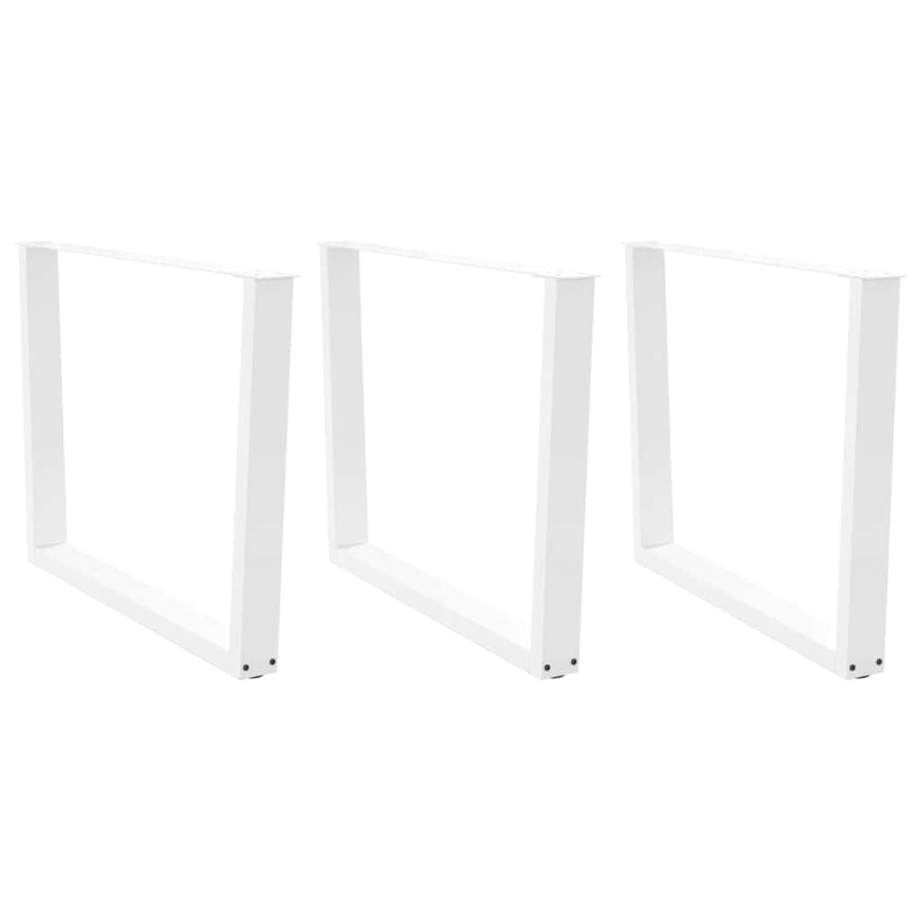VXL8721102958380_a_en_hd_1.jpg vidaXL Nohy k jedálenskému stolu v tvare V, 3 ks, biele 100 x (72-73,3) cm, oceľové – Obrázok 1