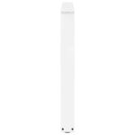 vidaXL Nohy k jedálenskému stolu v tvare V, 3 ks, biele 100 x (72-73,3) cm, oceľové – Obrázok 6