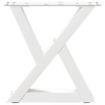 vidaXL Nohy konferenčného stolíka 2 ks biele 40x(30-31,3) cm oceľové – Obrázok 5