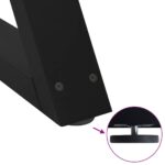 vidaXL Nohy konferenčného stolíka 2 ks Čierna 60x(30-31,3) cm Oceľ – Obrázok 9