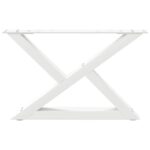 vidaXL Nohy konferenčného stolíka 2 ks biele 60x(30-31,3) cm oceľové – Obrázok 5