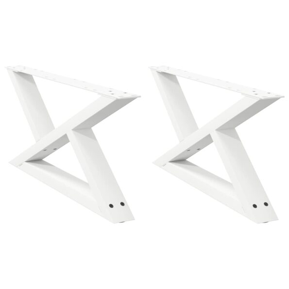 VXL8721102958588_g_en_hd_1.jpg vidaXL Nohy konferenčného stolíka 2 ks Biela 70x(30-31,3) cm Oceľ – Obrázok 2