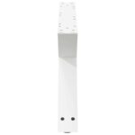 vidaXL Nohy konferenčného stolíka 2 ks Biela 70x(30-31,3) cm Oceľ – Obrázok 6
