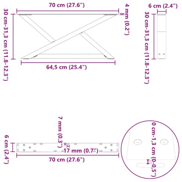 VXL8721102958595_g_en_hd_9.jpg vidaXL Nohy konferenčného stolíka 2 ks Antracit 70x(30-31,3) cm Oceľ – Obrázok 10