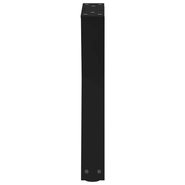 vidaXL Nohy konferenčného stolíka 2 ks Čierna 28x(42-43,3) cm Oceľ – Obrázok 6