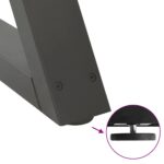 vidaXL Nohy konferenčného stolíka 2 ks Antracit 28x(42-43,3) cm Oceľ – Obrázok 9