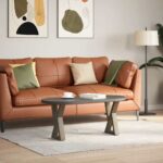 VidaXL Nohy konferenčného stolíka 2 ks Prírodná oceľ 28x(42-43,3) cm – Obrázok 3