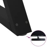 vidaXL Nohy konferenčného stolíka 2 ks Čierna 70x(42-43,3) cm Oceľ – Obrázok 9