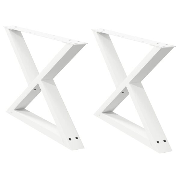 VXL8721102958786_g_en_hd_1.jpg VidaXL Nohy konferenčného stolíka 2 ks Biela 70x(42-43,3) cm Oceľ – Obrázok 2