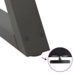 vidaXL Nohy konferenčného stolíka 2 ks antracitové 70x(42-43,3) cm oceľové – Obrázok 9