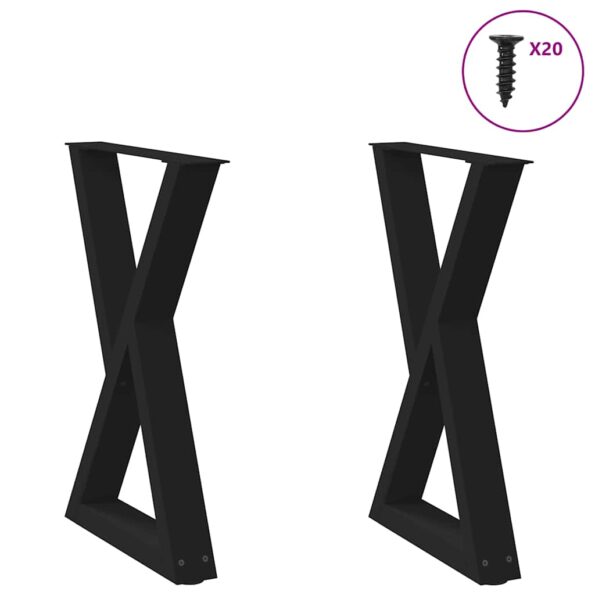 VXL8721102958854_a_en_hd_1.jpg vidaXL Nohy jedálenského stola 2 ks Čierna 60x(72-73,3) cm Oceľ – Obrázok 1
