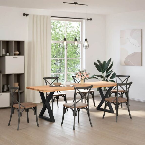 VXL8721102958892_g_en_hd_2.jpg vidaXL Nohy jedálenského stola 2 ks Čierna 70x(72-73,3) cm oceľ – Obrázok 3