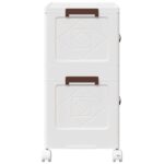 vidaXL stohovateľný úložný box s kolesami 2-poschodový 75L 64x40x76 cm – Obrázok 6