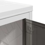 vidaXL stohovateľný úložný box s kolesami 2-poschodový 75L 64x40x76 cm – Obrázok 9