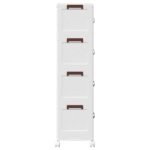 vidaXL stohovateľný úložný box kolesami 4vrstvový 28L 48x29,5x112,5 cm – Obrázok 6