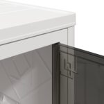 vidaXL stohovateľný úložný box kolesami 4poschodový 75L 64x40x141,5 cm – Obrázok 9