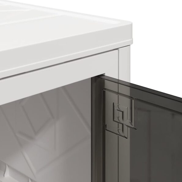 vidaXL stohovateľný úložný box kolesami 4poschodový 75L 64x40x141,5 cm – Obrázok 9