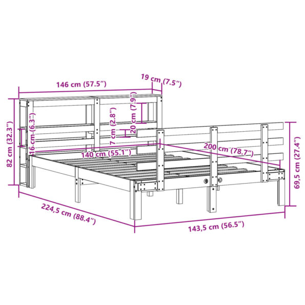VXL8721102973697_g_en_hd_9.jpg vidaXL Posteľný rám s čelom bez matraca biely 140x200 cm – Obrázok 11
