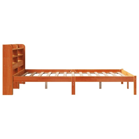 VXL8721102978111_g_en_hd_5.jpg vidaXL Posteľný rám s čelom voskový hnedý 140x190 cm borovicový masív – Obrázok 7