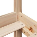 vidaXL Posteľný rám s čelom 120x200 cm borovicový masív – Obrázok 9