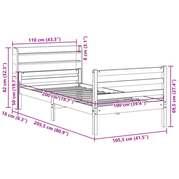 VXL8721102979378_g_en_hd_9.jpg vidaXL Posteľný rám s čelom bez matraca biely 100x200 cm – Obrázok 11