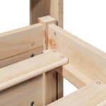 vidaXL Posteľný rám s čelom 150x200 cm borovicový masív – Obrázok 10