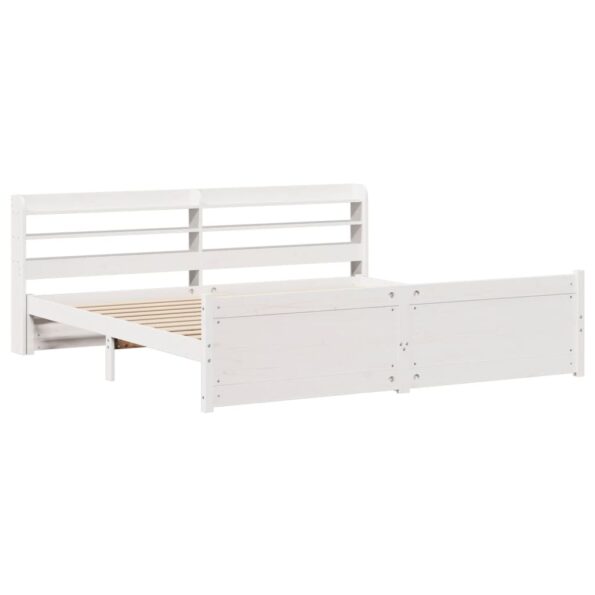 VXL8721102980251_g_en_hd_1.jpg vidaXL Posteľný rám s čelom bez matraca biely 180x200 cm – Obrázok 3