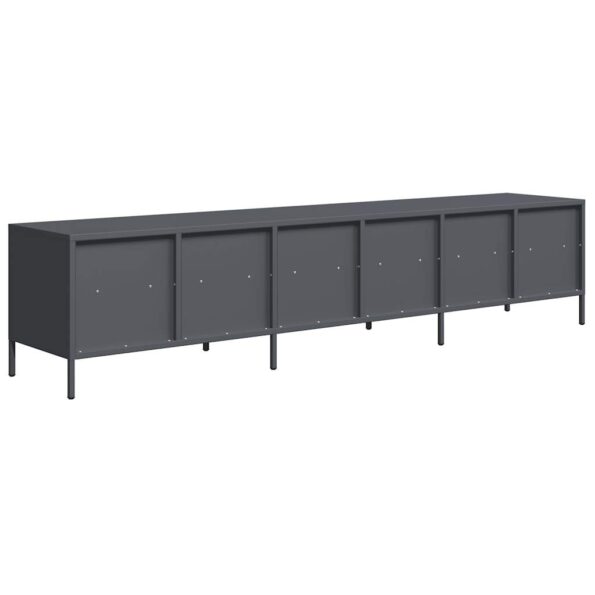 VXL8721158304438_g_en_hd_5.jpg vidaXL TV skrinka antracit 202x39x43,5 cm oceľ valcovaná za studena – Obrázok 7