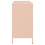 VidaXL Príborník Ružová 135x39x73,5 cm Oceľ valcovaná za studena – Obrázok 6