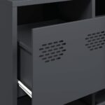 VidaXL Príborník Antracit 135x39x73,5 cm Oceľ valcovaná za studena – Obrázok 9