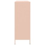VidaXL Príborník Ružová 135x39x103,5 cm Oceľ valcovaná za studena – Obrázok 6