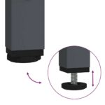 VidaXL Príborník Antracit 135x39x103,5 cm Oceľ valcovaná za studena – Obrázok 8